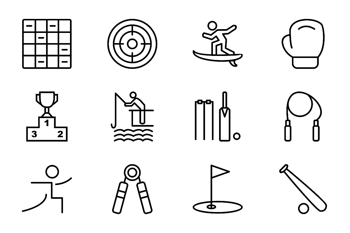 Set Of Sports And Game Icons example image 1