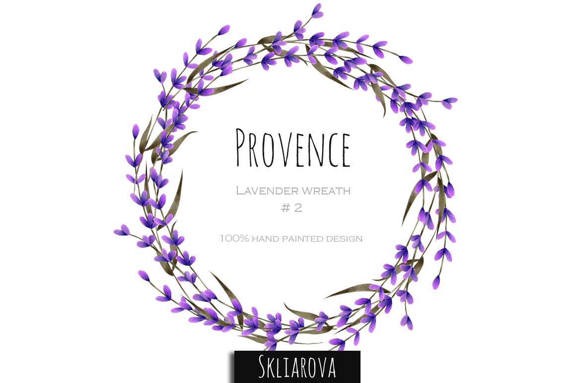 Provence. Lavender wreath #2 example image 1