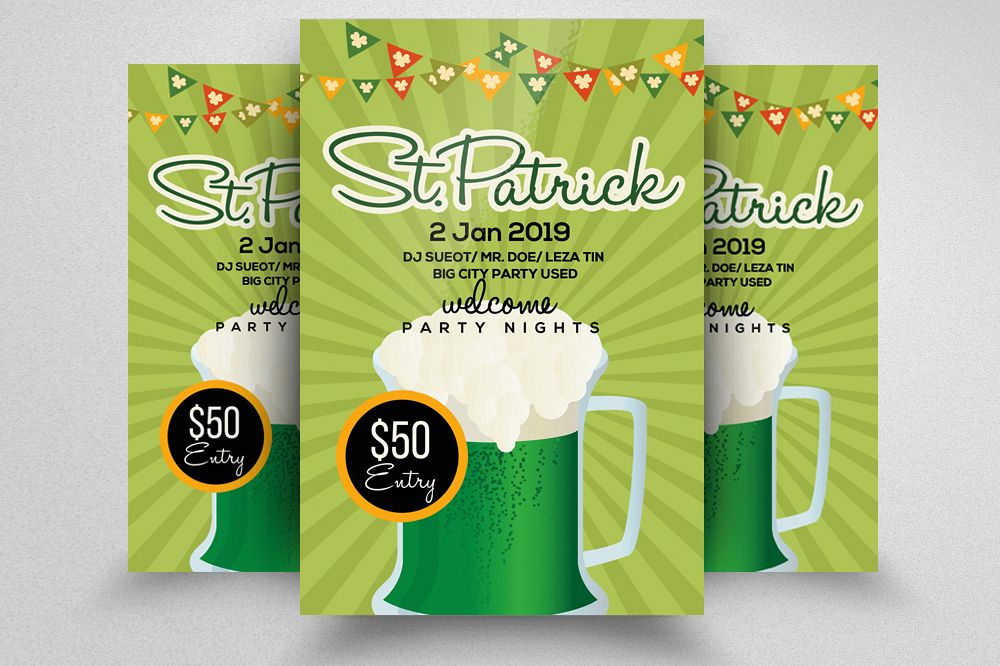 Download St Patricks Flyer Template 130472 Flyers Design Bundles