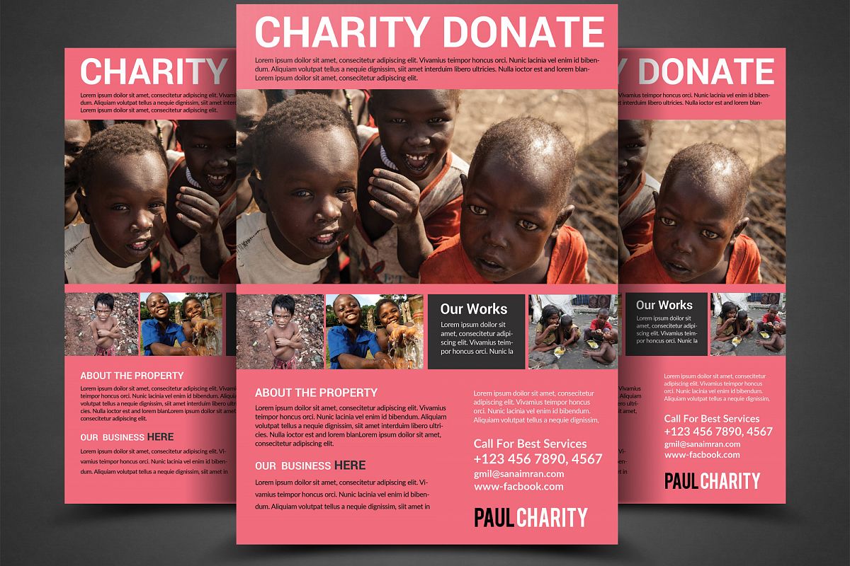 Charity Fundraisers Flyer example image 1