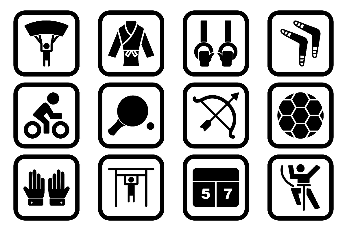 Set Of Sports And Game Icons example image 1