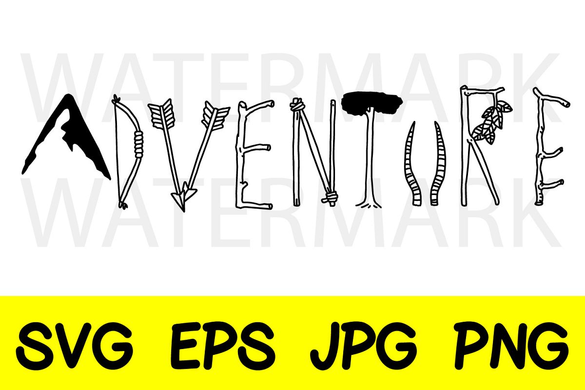 Adventure with various material - SVG-EPS-JPG-PNG example image 1