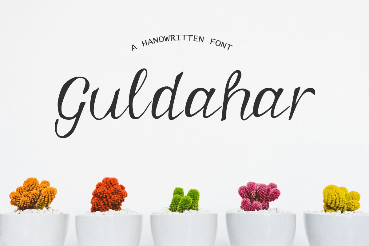 Guldahar Handwritten Font example image 1