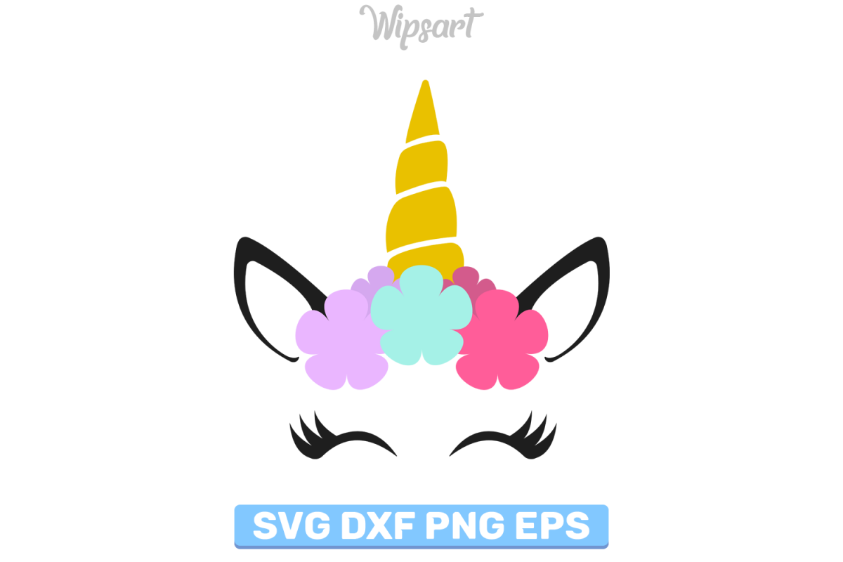 Download Unicorn head svg, Unicorn svg, Unicorn clipart, Unicorn png. (126294) | Printables | Design Bundles