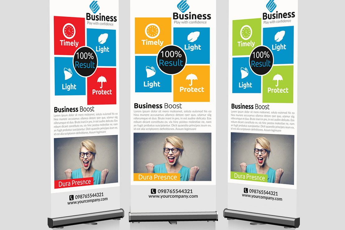 Business Advertisment Roll Up Banners example image 1
