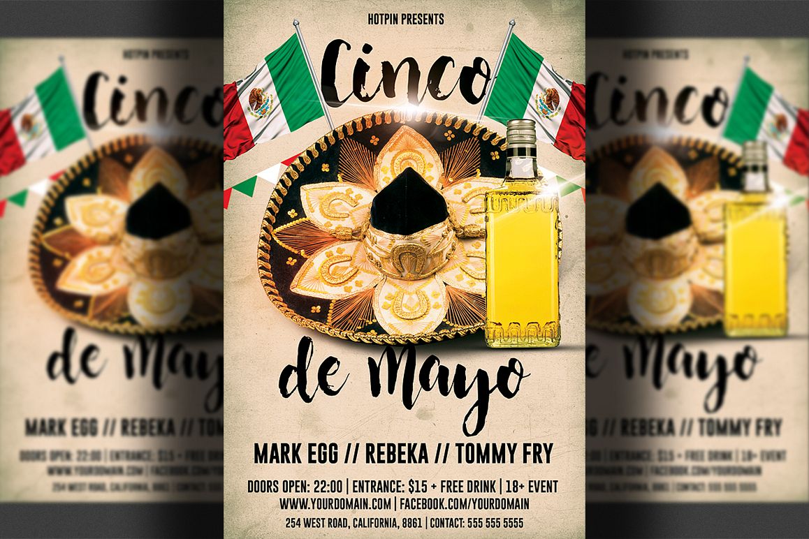 Cinco De Mayo Flyer example image 1