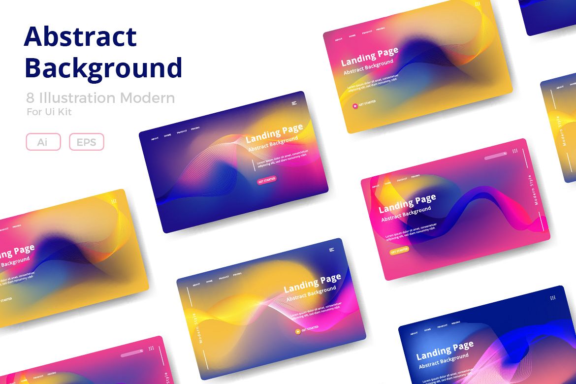 8 Abstract background design example image 1