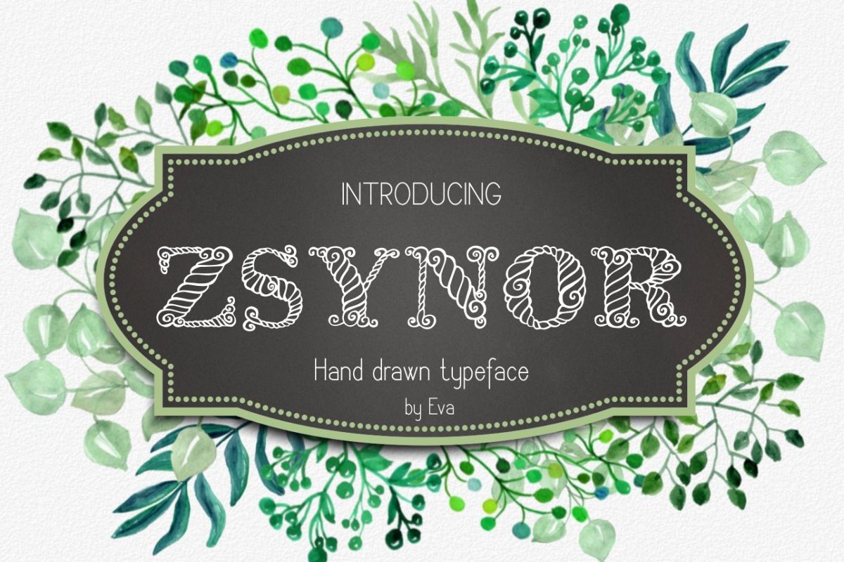 Zsynor Font example image 1