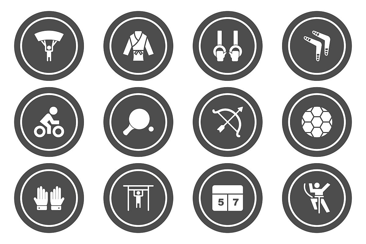 Set Of Sports And Game Icons example image 1