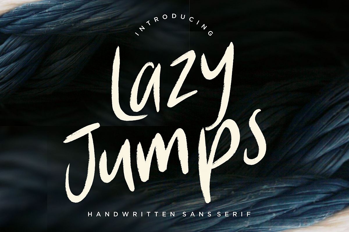 Lazy Jumps Sans Serif example image 1