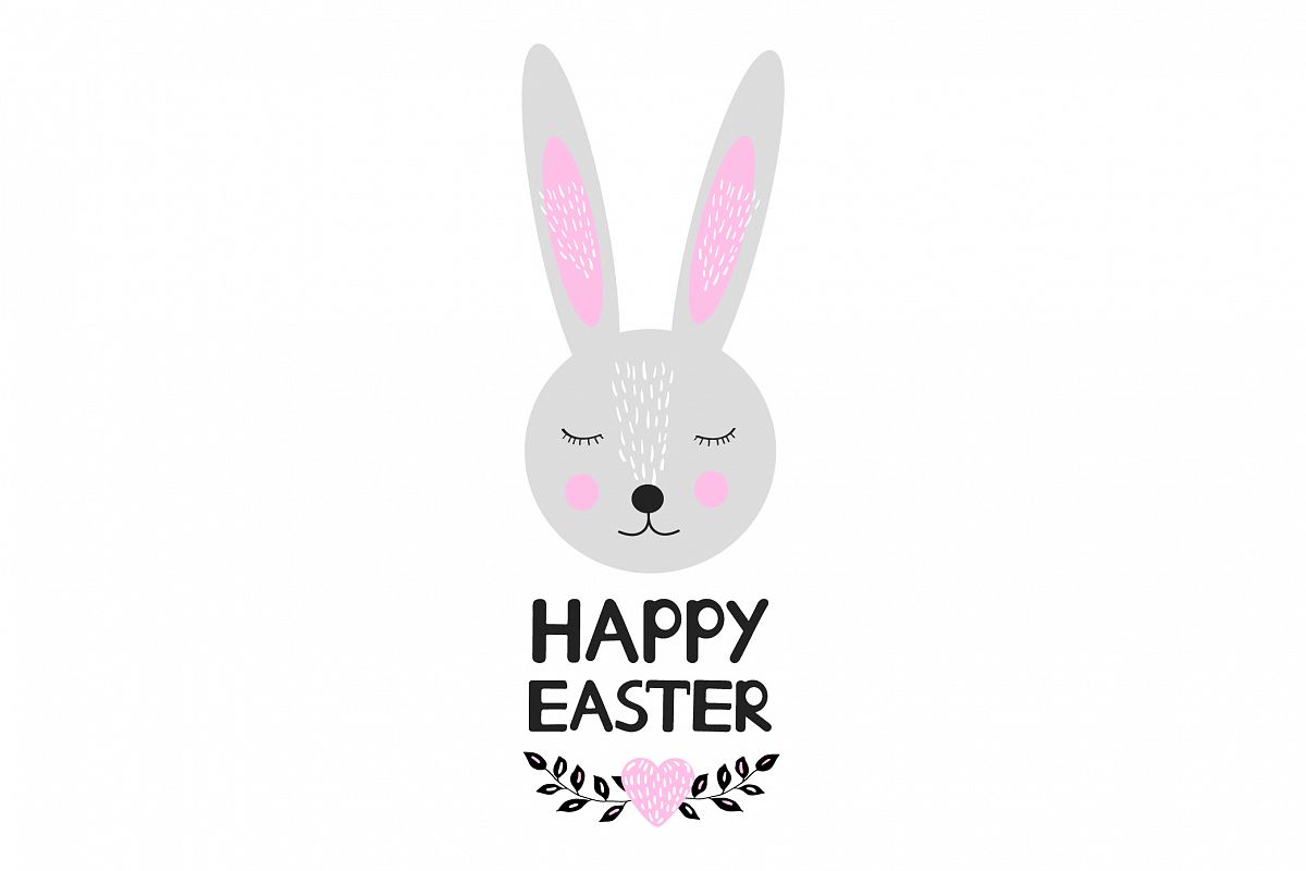 Happy Easter- EPS, Ai, SVG, JPG, PNG example image 1