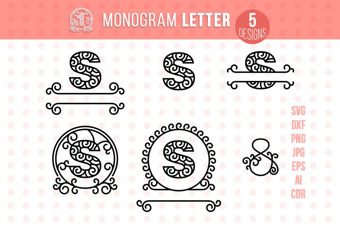 Monogram Letter S (278232) | SVGs | Design Bundles