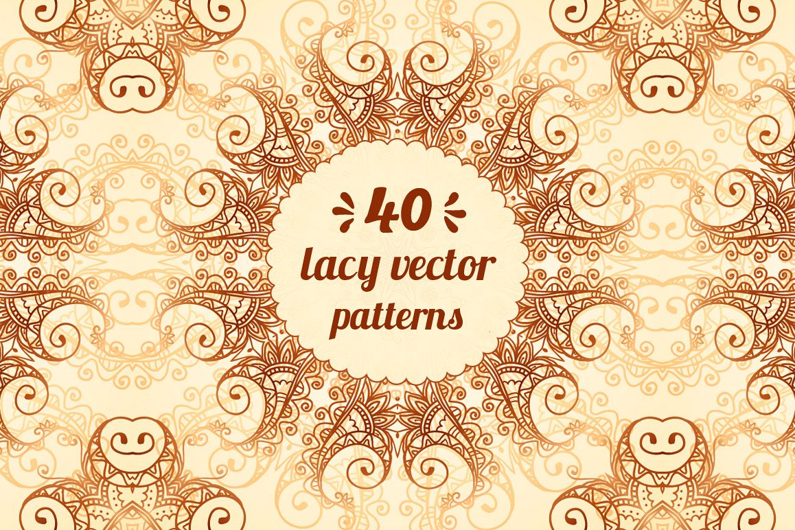 40 wonderful vintage vector patterns example image 1