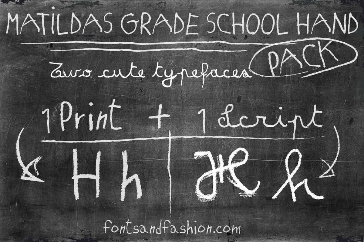 Matildas Grade School Hand_Pack example image 1