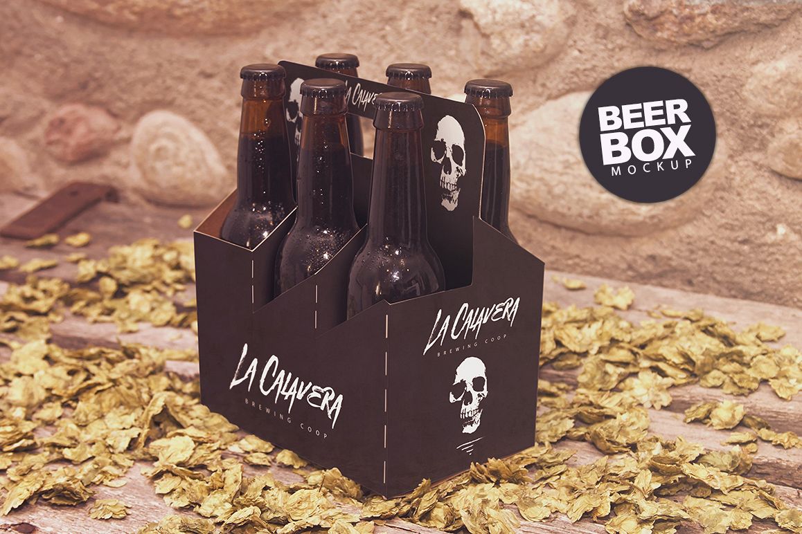 6 Pack Beer Mockup example image 1