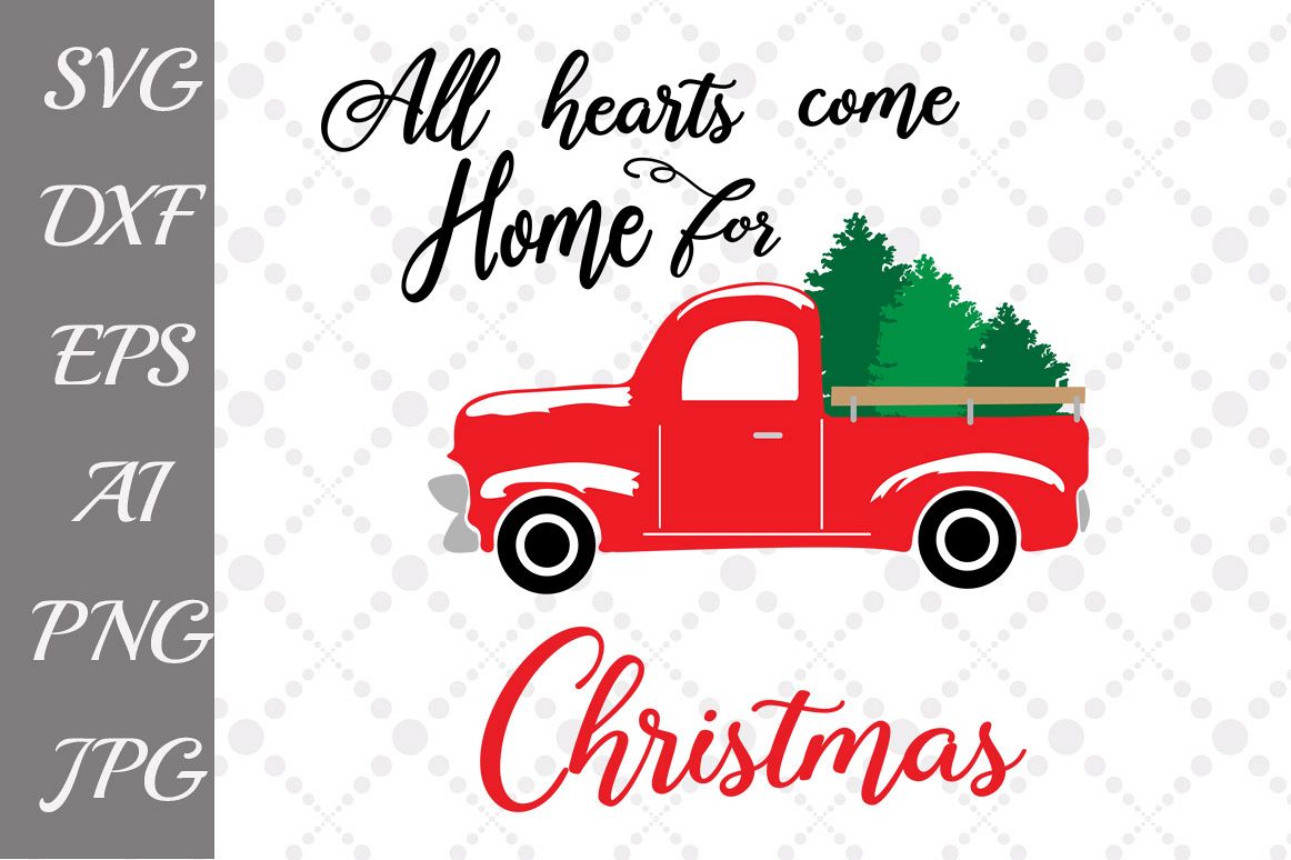 All Hearts Come Home For Christmas SVG example image 1
