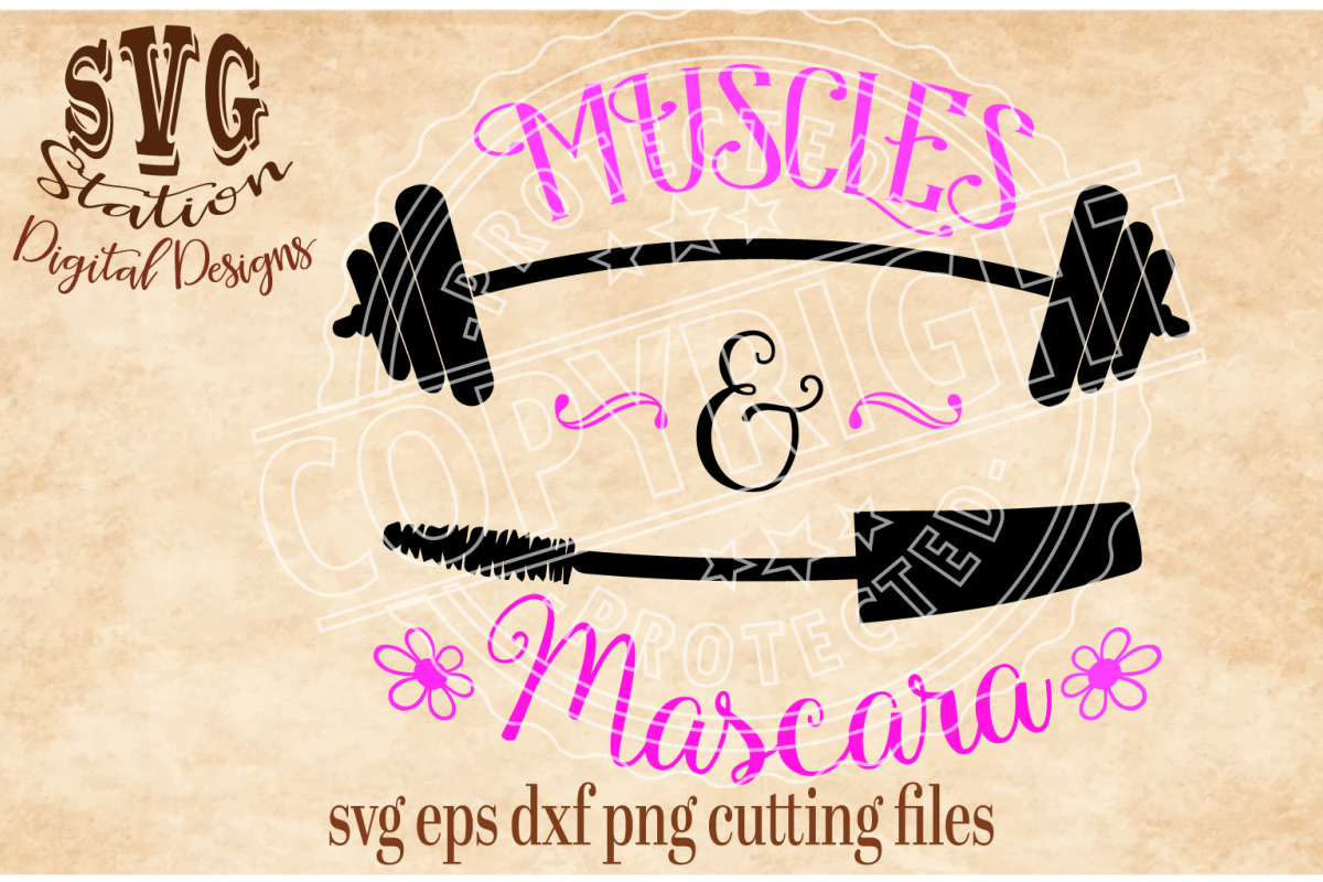 Muscles And Mascara Cut File example image 1