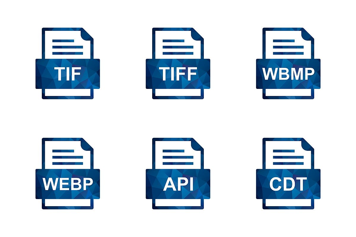Set Of File Formats Icons example image 1
