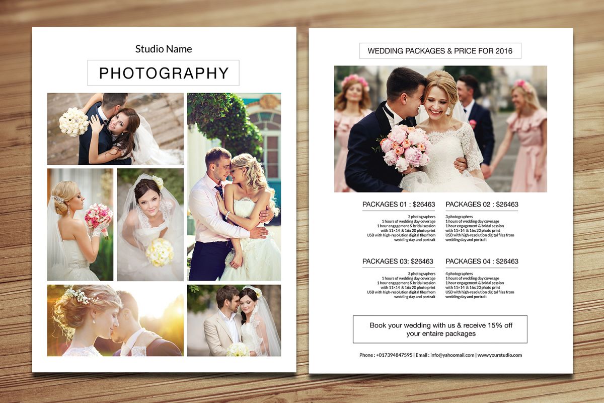 Photography Price List example image 1