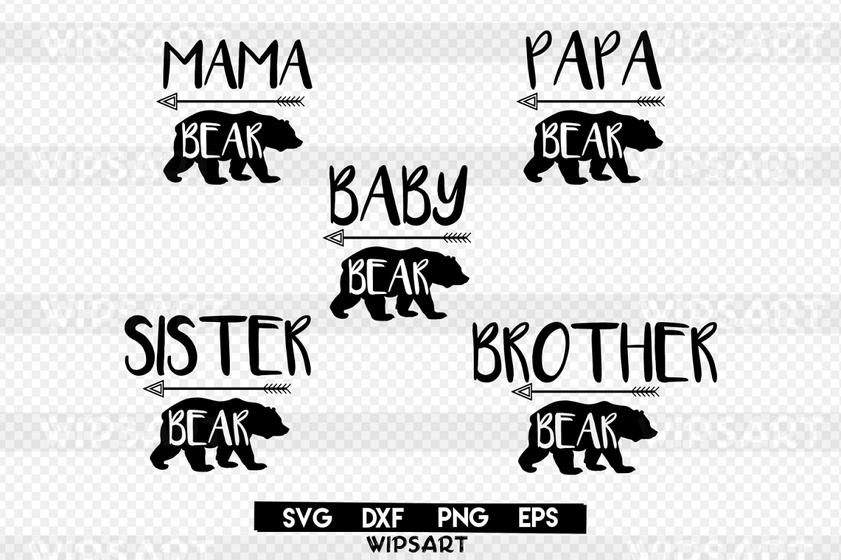 Arrow Mama Bear Svg Papa Brother Sister Arrow Mama Bear Svg Papa Brother Sister