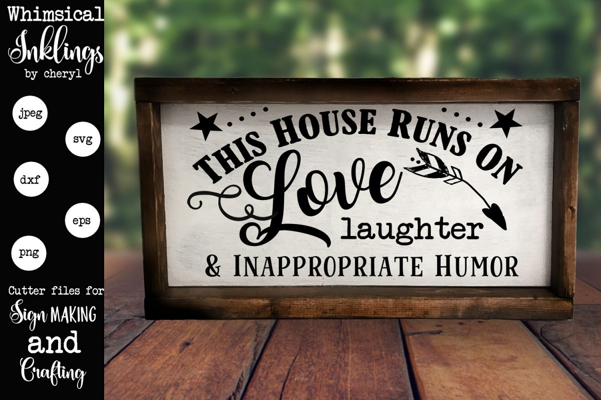 This House Runs On SVG example image 1