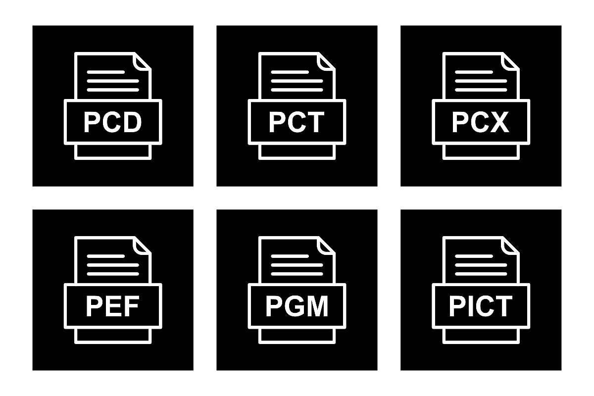Set Of File Formats Icons example image 1