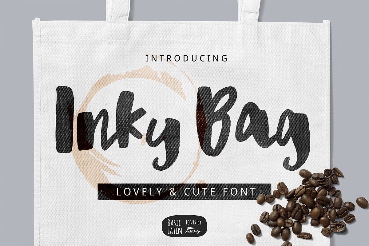 Inky Bag Font example image 1