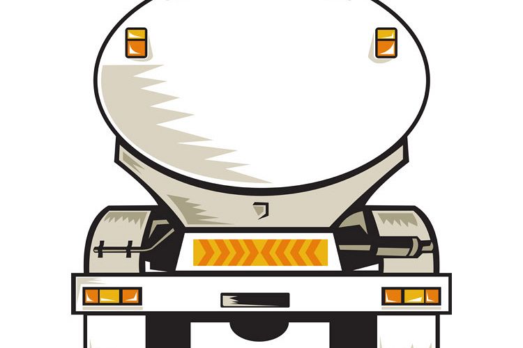 fuel tanker rear view example image 1