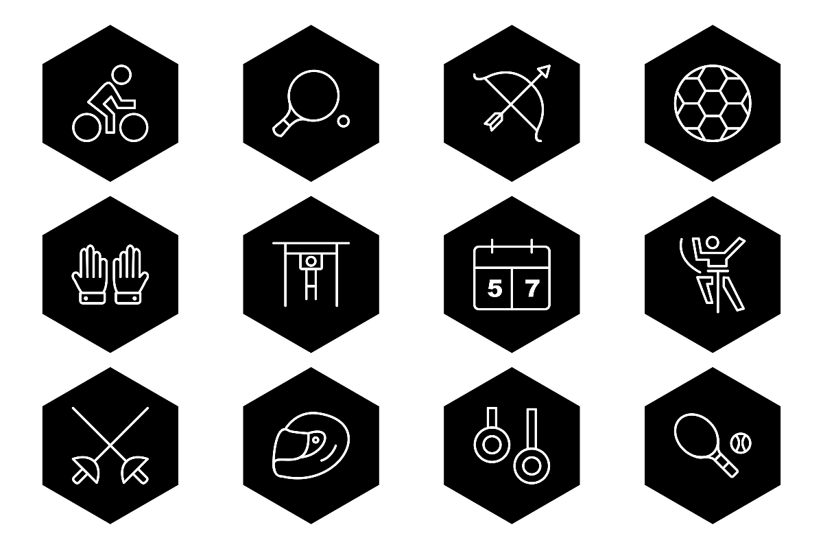 Set Of Sports And Game Icons example image 1