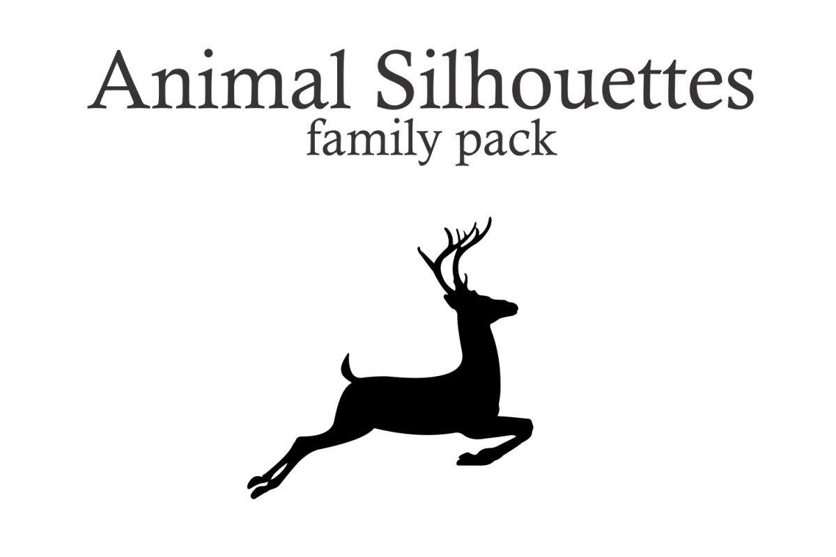 Animal Silhouettes (pack) example image 1