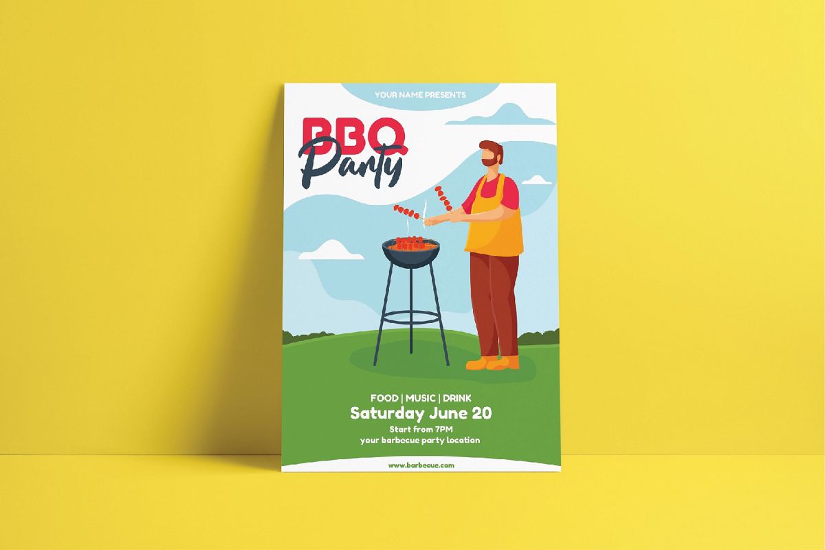 Barbecue Party Flyer example image 1