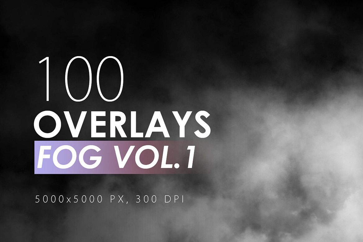 100 Fog Overlays Vol. 1 example image 1