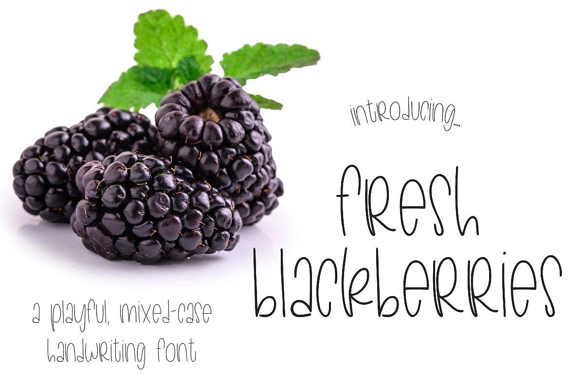 Fresh Blackberries example image 1