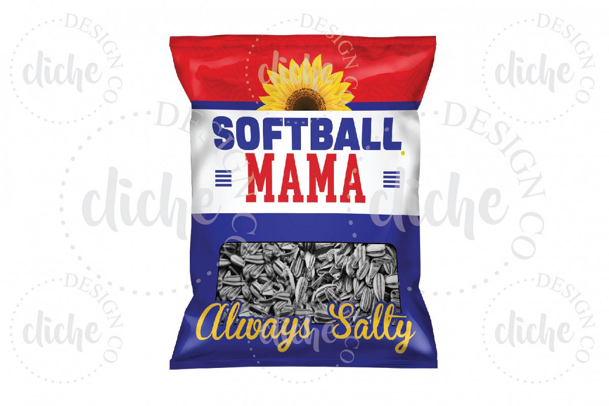 Softball Sublimation Design example image 1