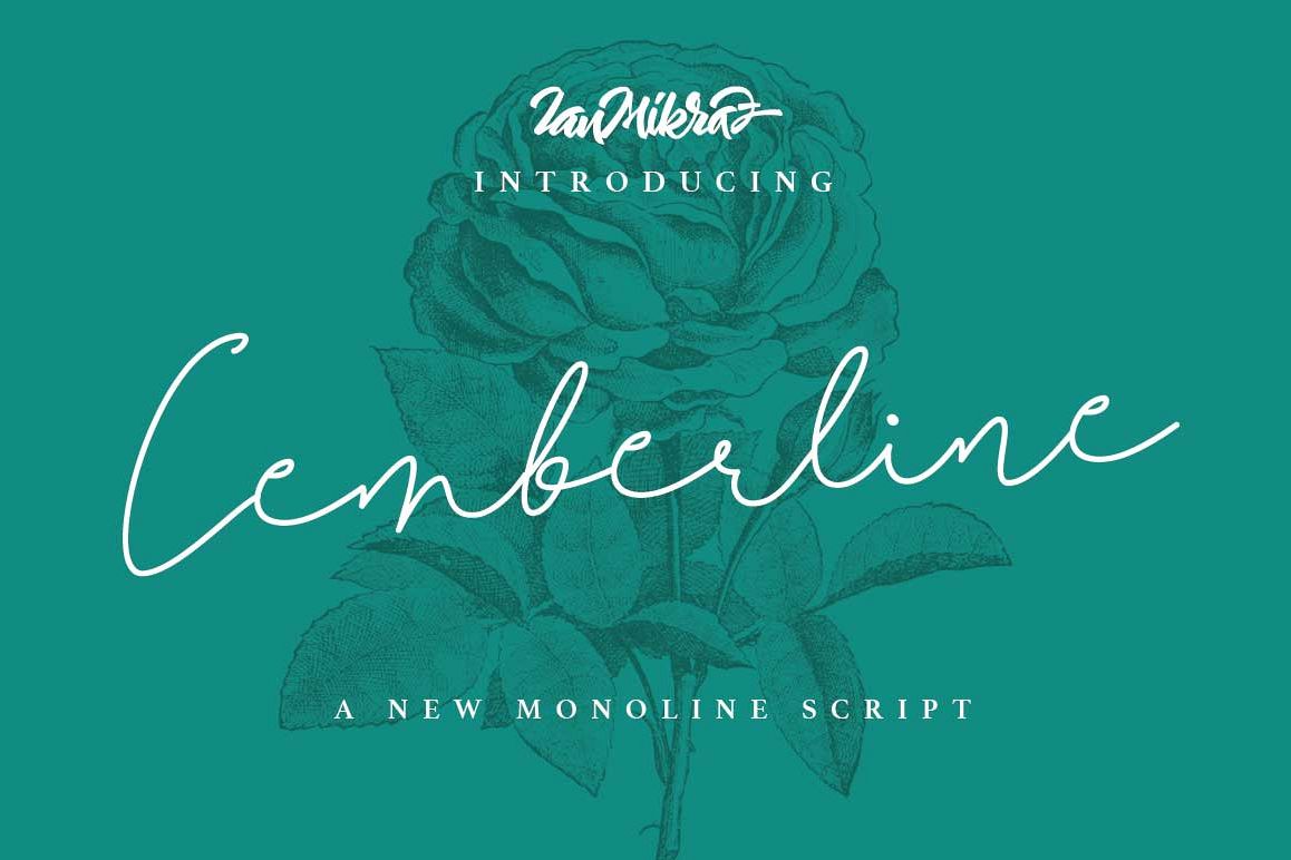 Cemberline Typeface example image 1
