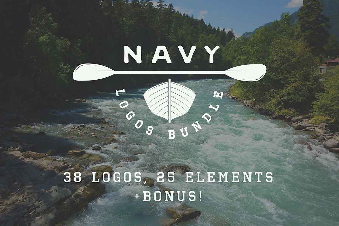 Navy Emblems Bundle example image 1