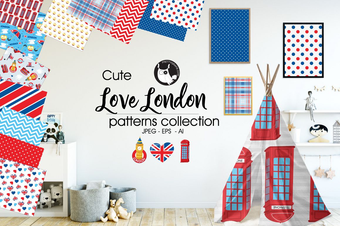 love london digital papers example image 1