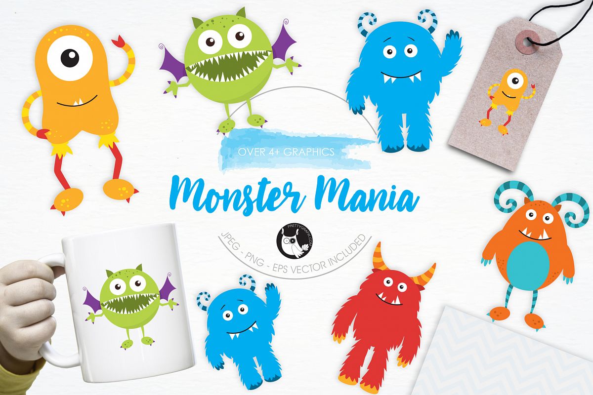 Monster Mania graphics and illustrations example image 1