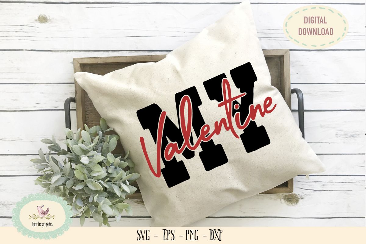 My valentine hand lettering SVG PNG example image 1