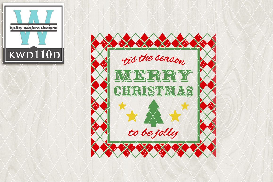 Christmas Cutting File KWD110D example image 1
