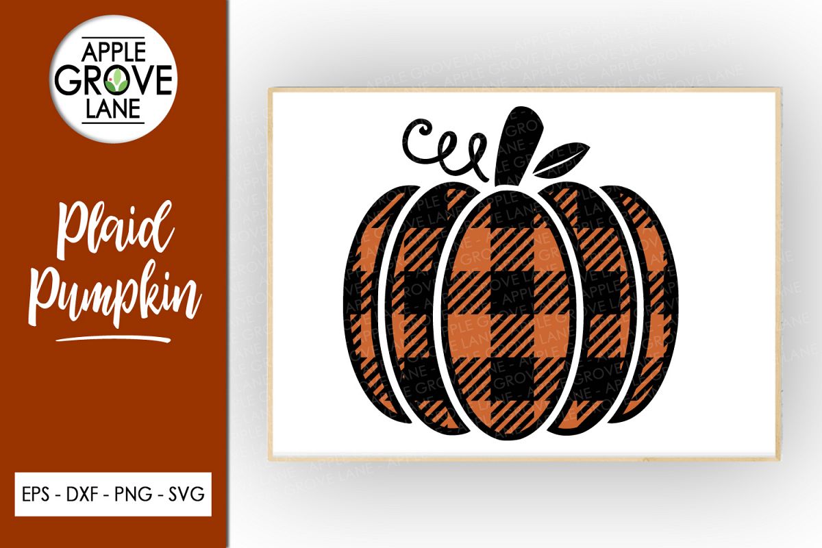 Download Plaid Pumpkin Svg Cut File - Buffalo Check - Svg Dxf Eps Png