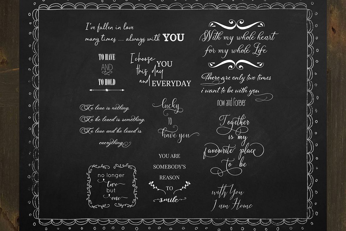 Love Quote Word Overlay example image 1