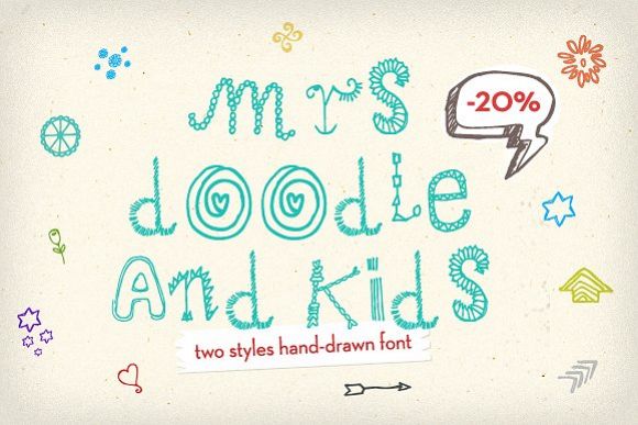 Mrs Doodle Fonts example image 1