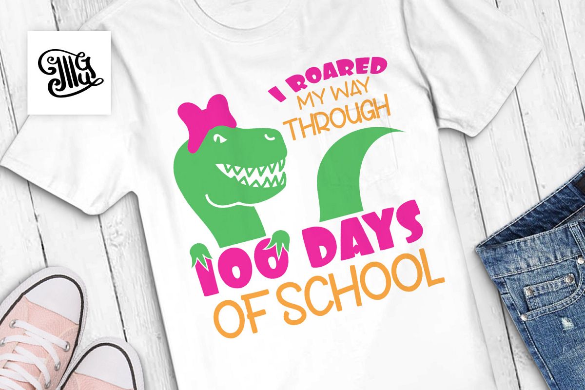 100 Days of school svg example image 1