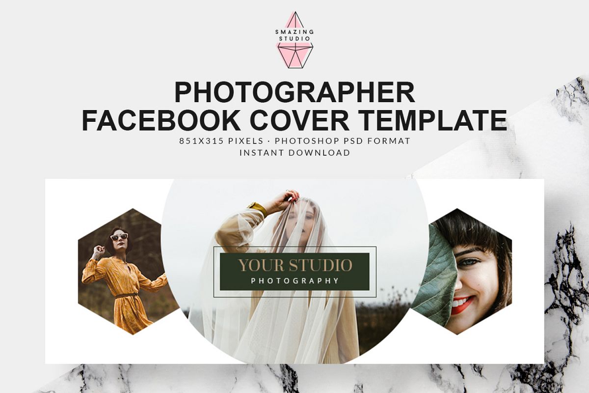 Photographer Facebook Cover Template Fbc003 Photographer Facebook Cover Template Fbc003 Example Image 1