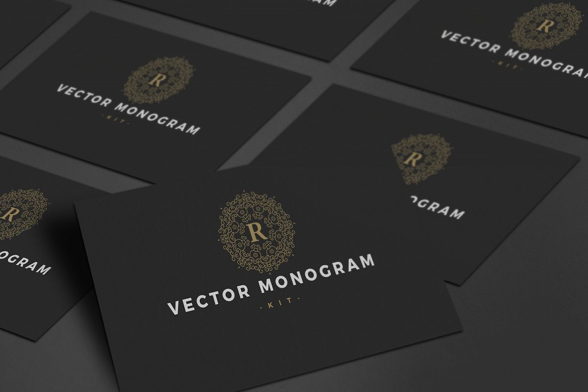 27 Vector Logo Monogram Kit Bundle example image 1