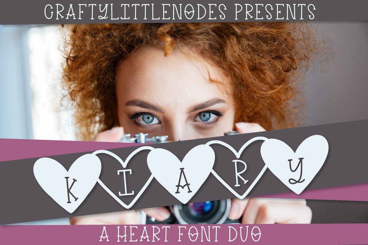 Kiary - A Handwritten Heart Font Duo example image 1