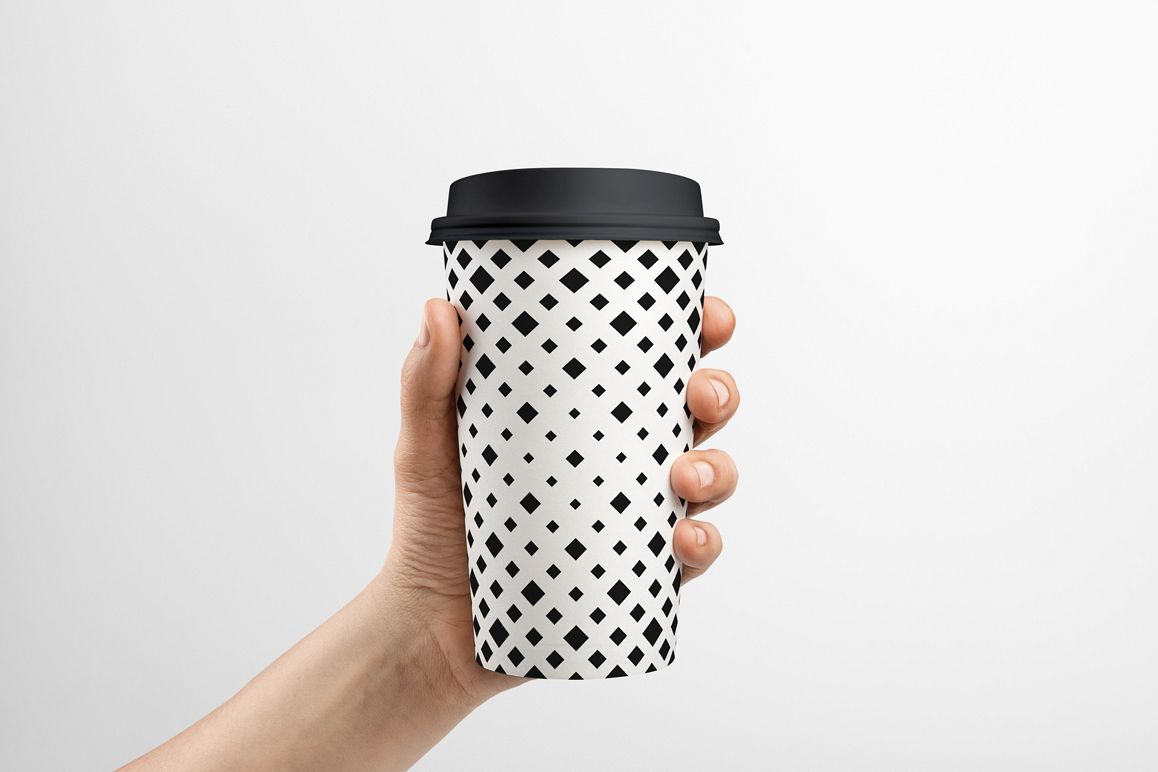 Halftone seamless patterns example image 1