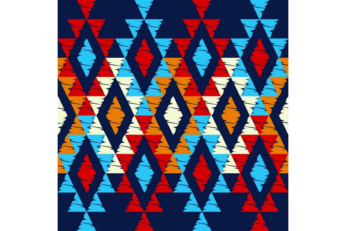 Ethnic boho ornament. Set of 10 seamless patterns. example image 1