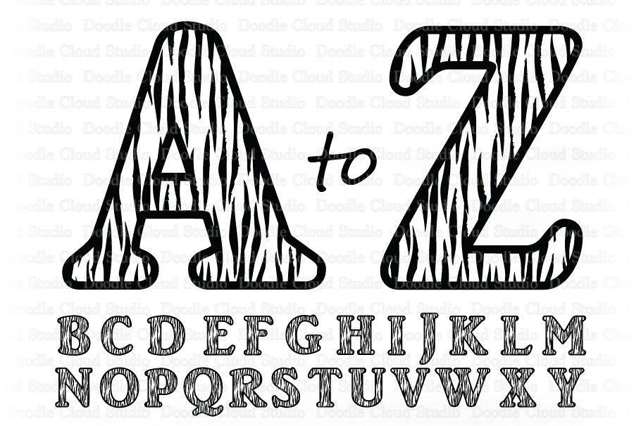 tiger alphabet svg tiger letters svgtiger alphabet